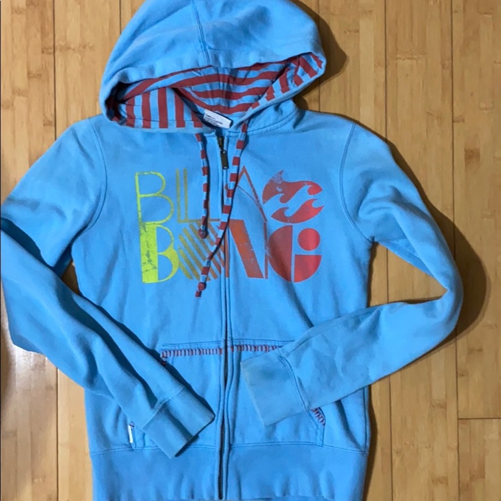 Zip up hooded sweatshirt